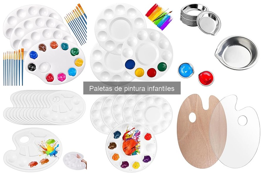 Alternativas creativas a las paletas de pintura infantiles