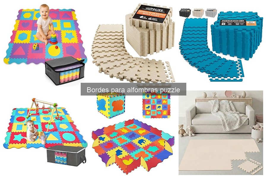 Alternativas Creativas a los Bordes para Alfombras Puzzle