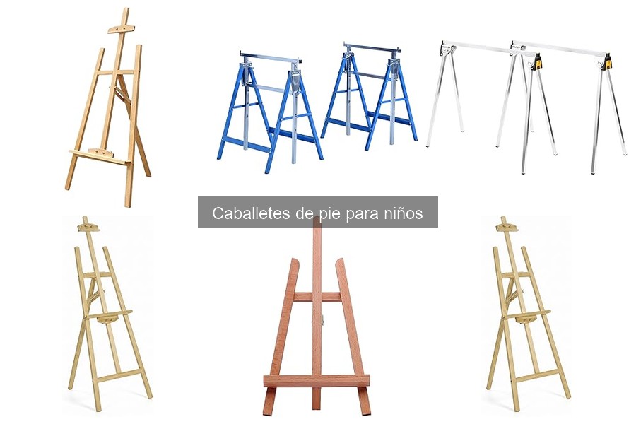 Alternativas creativas a los caballetes de pie para niños
