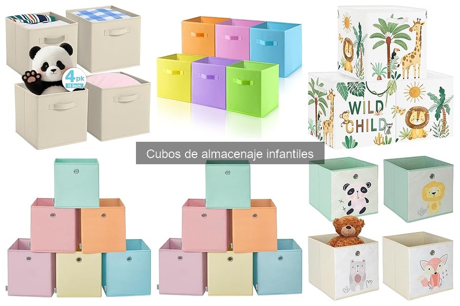 Alternativas creativas a los cubos de almacenaje infantiles