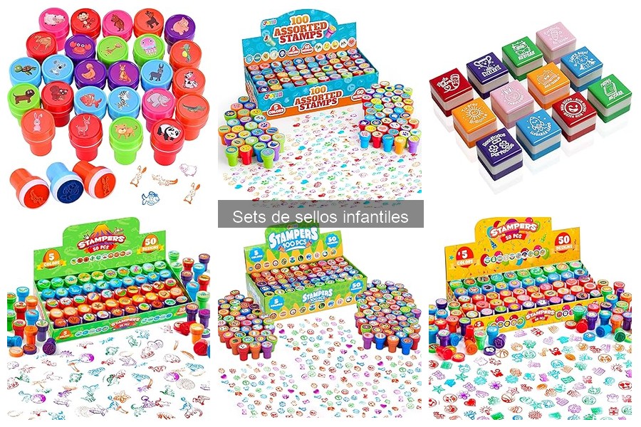 Alternativas creativas a los sellos infantiles para manualidades