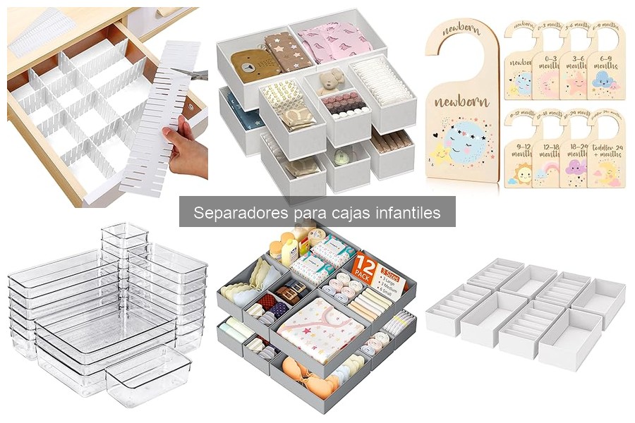 Alternativas creativas a los separadores para cajas infantiles