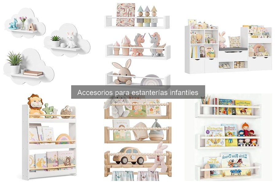 Alternativas económicas a accesorios para estanterías infantiles