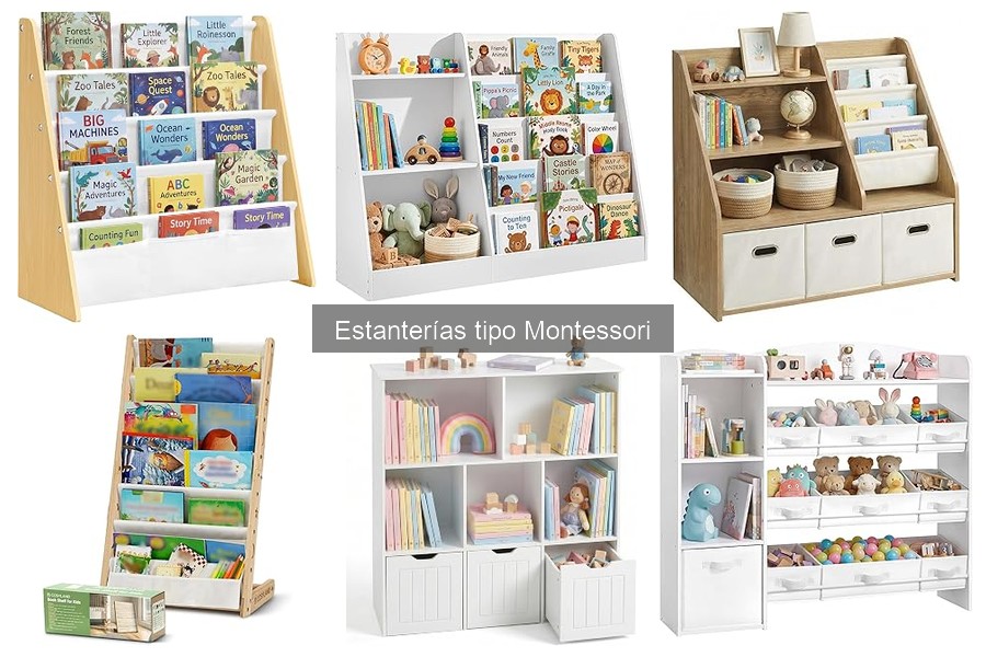 Alternativas efectivas a las estanterías Montessori infantiles