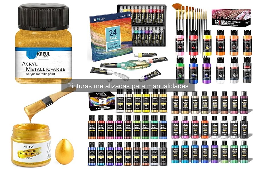 Aplicar pinturas metalizadas en manualidades: Guía práctica