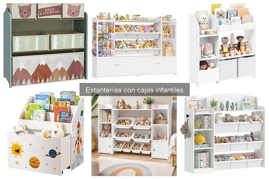 Beneficios de Estanterías con Cajas para Organizar Juguetes