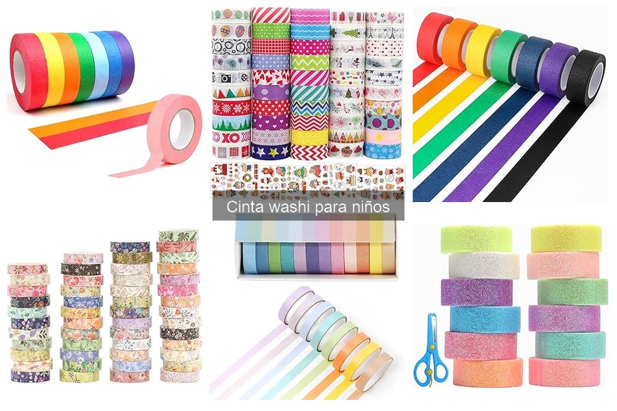Beneficios de la cinta washi en actividades infantiles