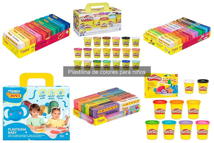 Beneficios de la plastilina de colores para niños
