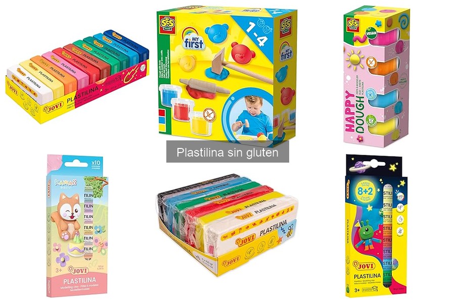 Beneficios de la plastilina sin gluten para niños