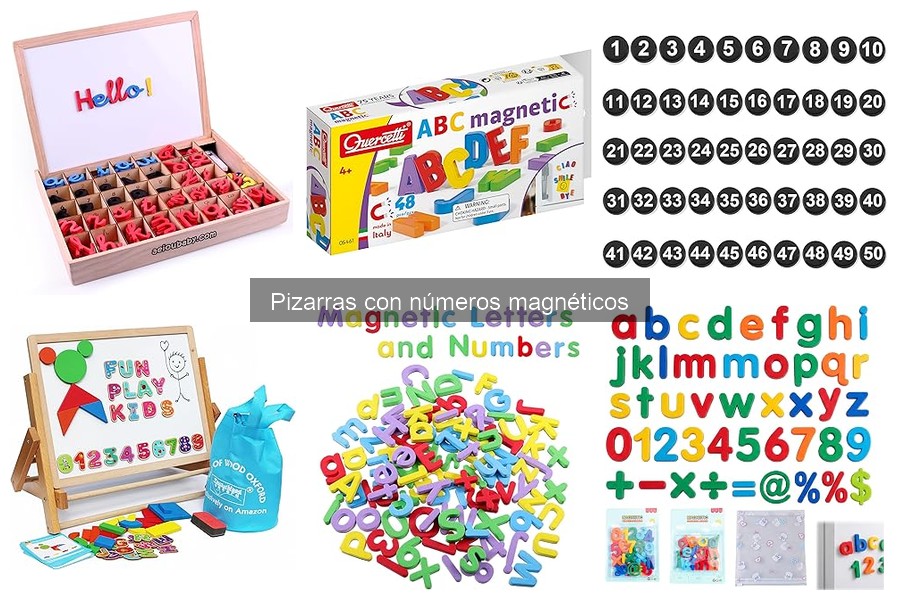 Beneficios de las pizarras con números magnéticos en educación infantil