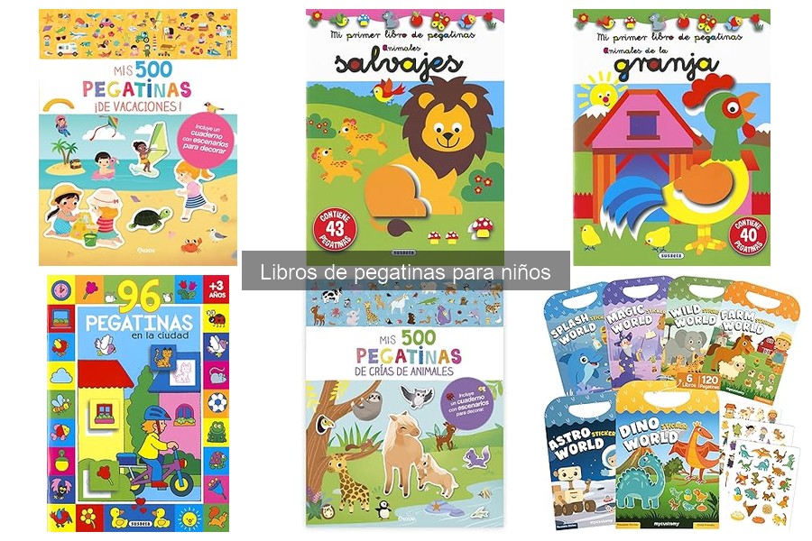 Beneficios de usar libros de pegatinas para niños