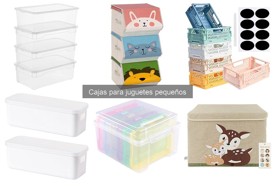 Cajas para juguetes pequeños: características y tipos