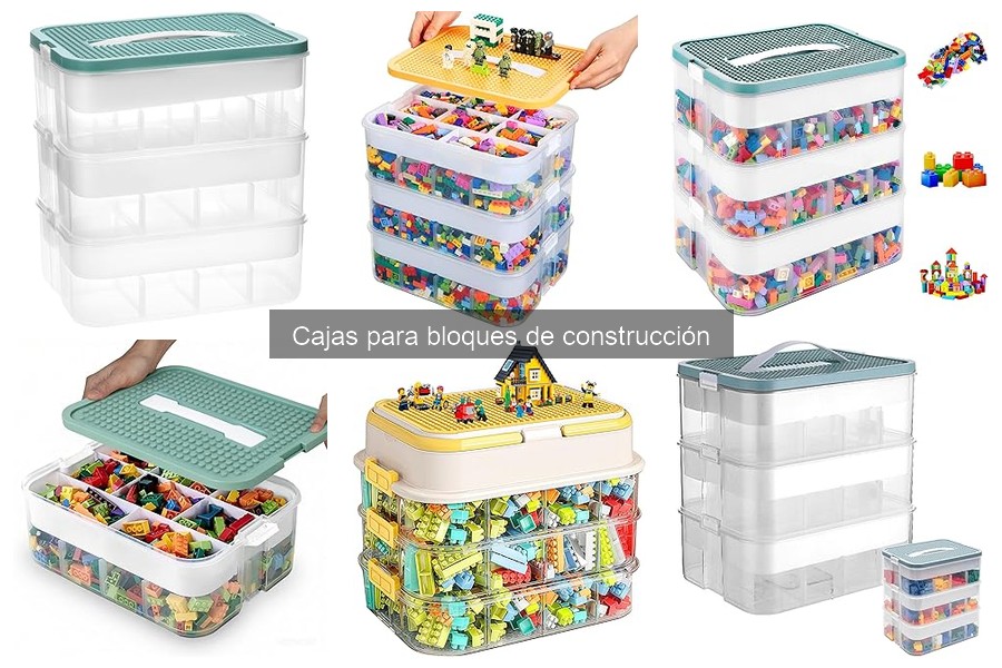 Cajas personalizadas para bloques de construcción: ¡organiza y crea!