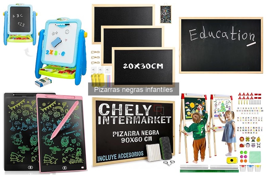 ** Características de una pizarra negra segura para niños