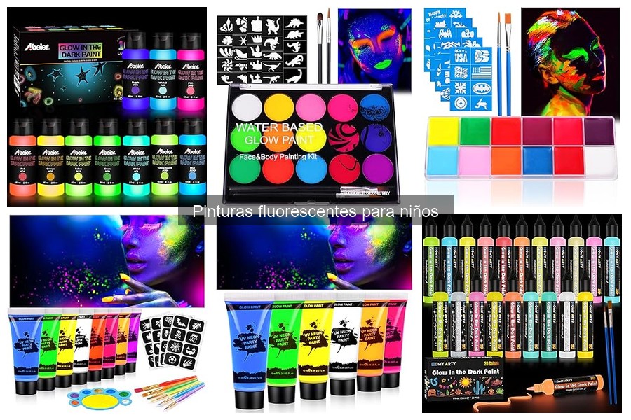 ¿Cómo almacenar pinturas fluorescentes para niños correctamente?