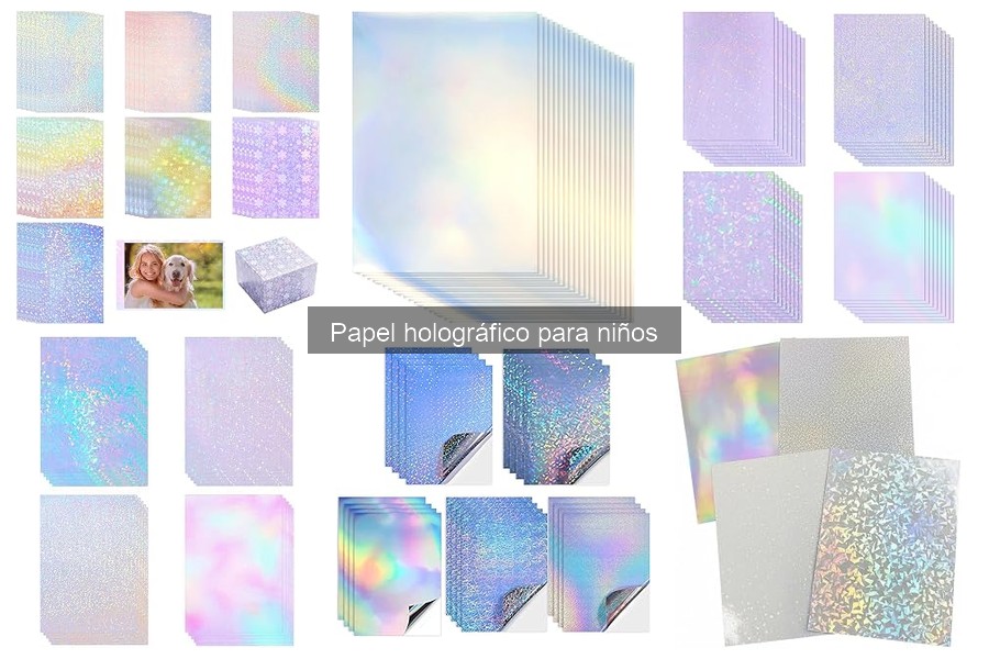 Cómo cuidar y almacenar papel holográfico para niños