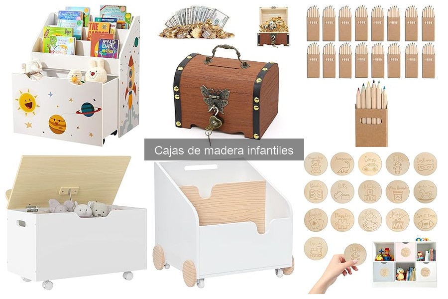 Cómo elegir cajas de madera infantiles: guía de compra