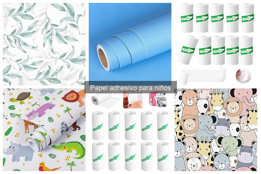 Cómo elegir el mejor papel adhesivo para niños