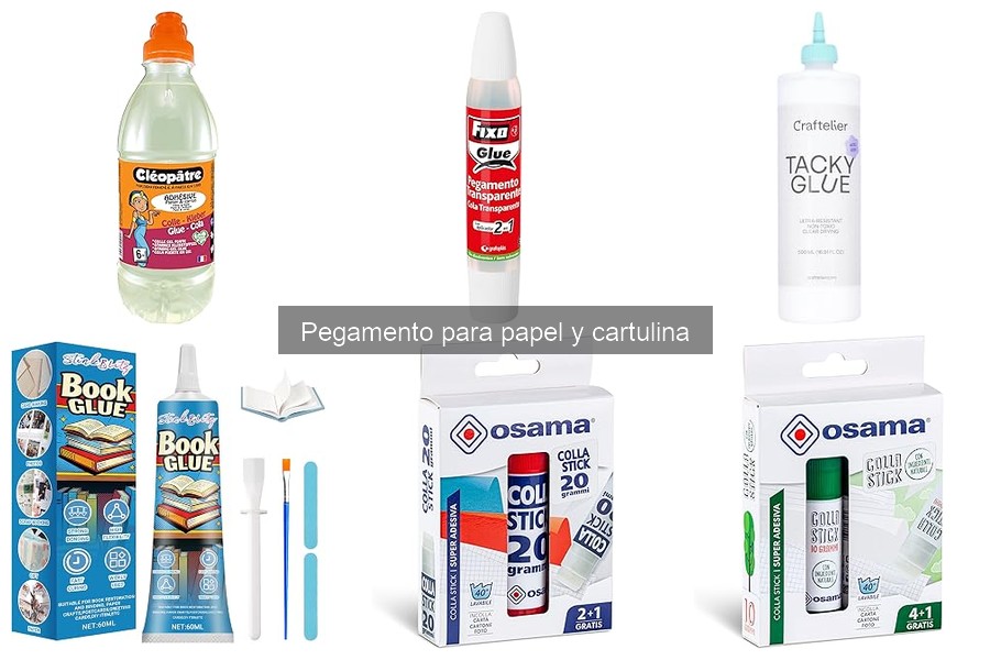 Cómo elegir el mejor pegamento para papel y cartulina