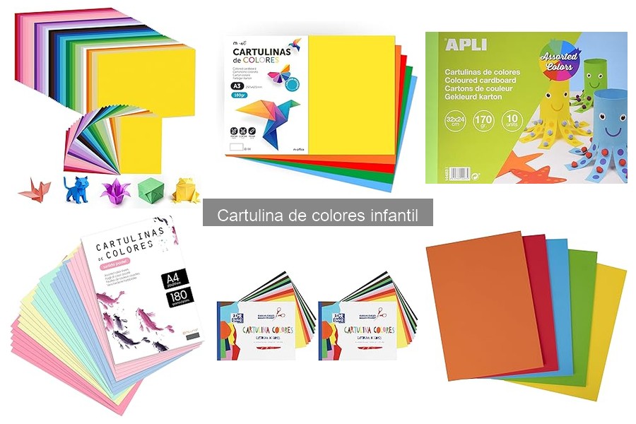 Cómo elegir la cartulina de colores para manualidades infantiles