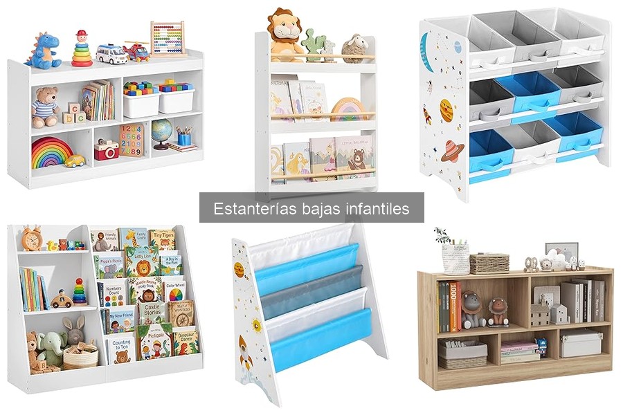 Cómo elegir la estantería baja perfecta para niños