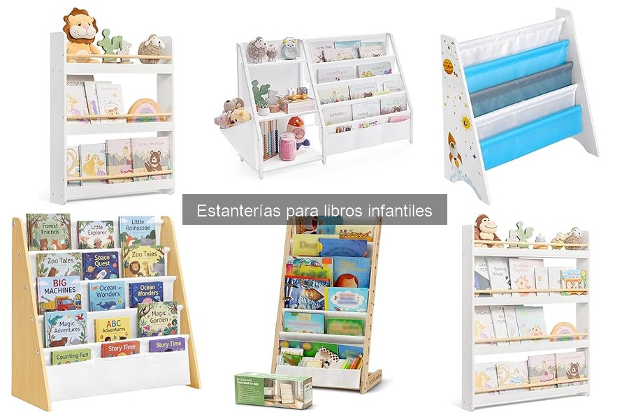 Cómo elegir la estantería ideal para libros infantiles