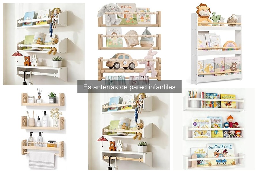 Cómo elegir la mejor estantería de pared infantil