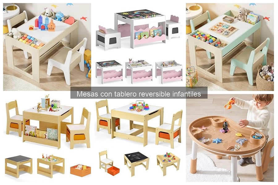 Cómo elegir la mesa con tablero reversible ideal para tu hijo