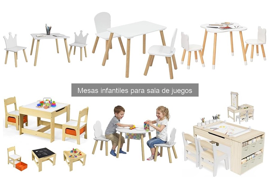 Cómo elegir la mesa infantil perfecta para la sala de juegos