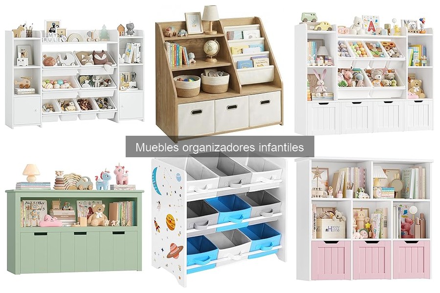 Cómo elegir muebles organizadores infantiles fácilmente