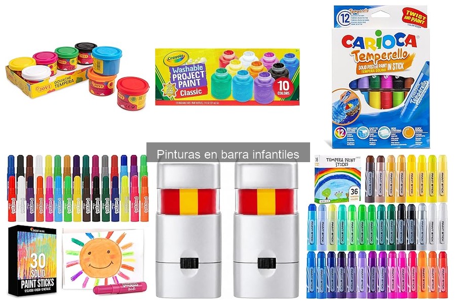 Cómo Elegir Pinturas en Barra Infantiles: Guía Práctica