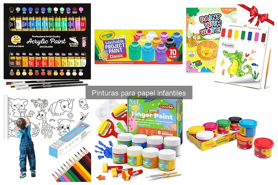 Cómo elegir pinturas para papel según la edad del niño