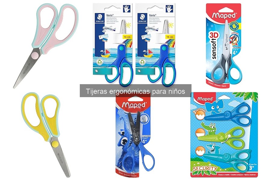 Cómo elegir tijeras ergonómicas para niños - Guía útil