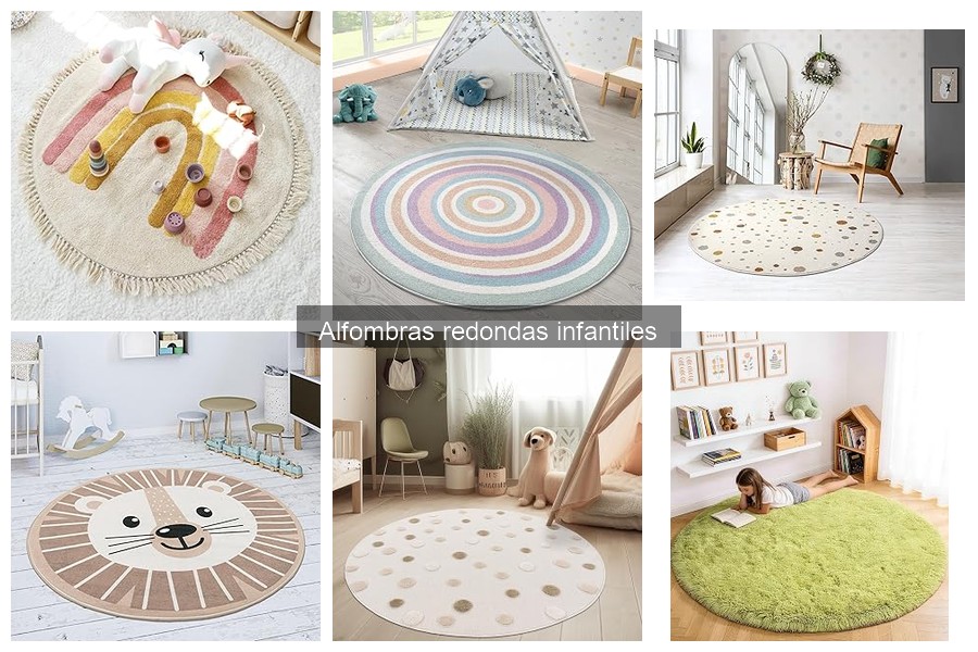 Cómo instalar alfombras redondas infantiles fácilmente
