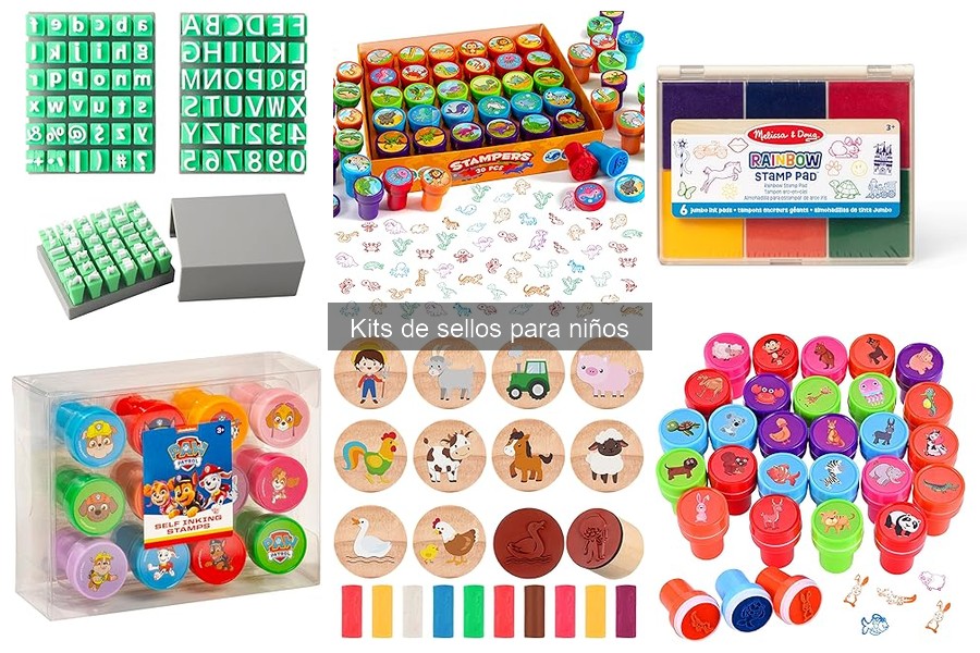 Cómo involucrar a los niños en kits de sellos divertidos