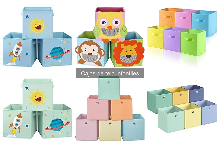 Cómo las cajas de tela fomentan la organización en niños