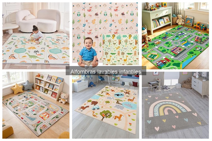 Cómo limpiar correctamente una alfombra lavable infantil