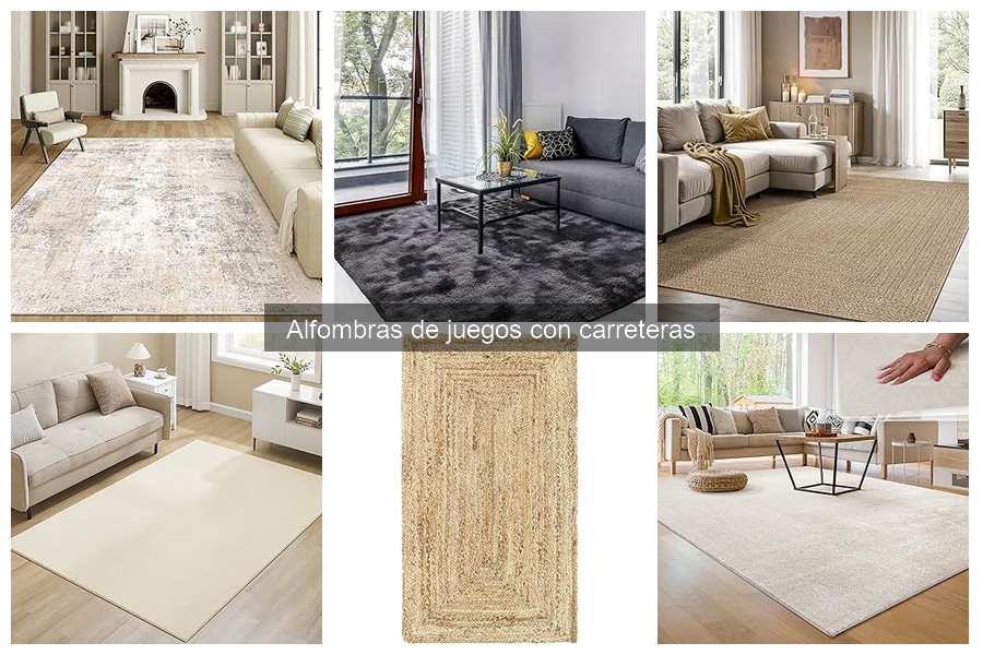 Cómo limpiar y mantener alfombras de juegos con carreteras