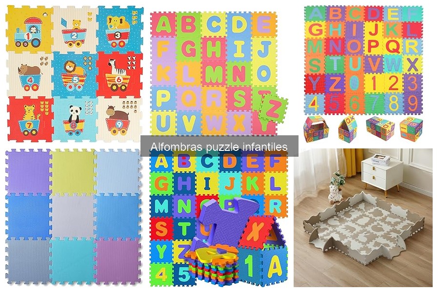 Cómo limpiar y mantener alfombras puzzle infantiles
