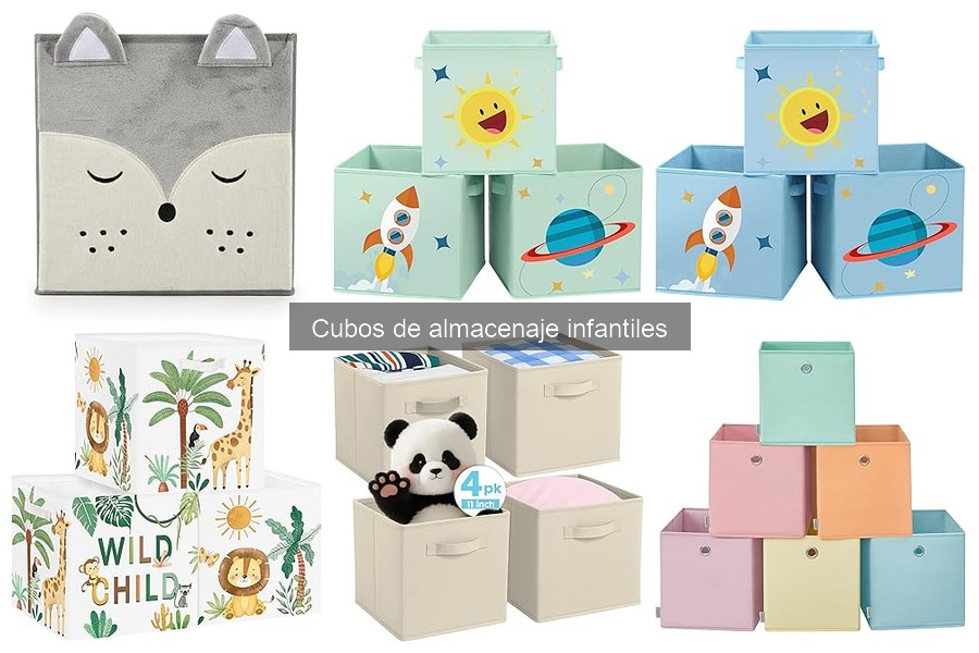 Cómo limpiar y mantener cubos de almacenaje infantiles