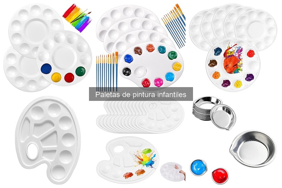 Cómo limpiar y mantener paletas de pintura infantiles