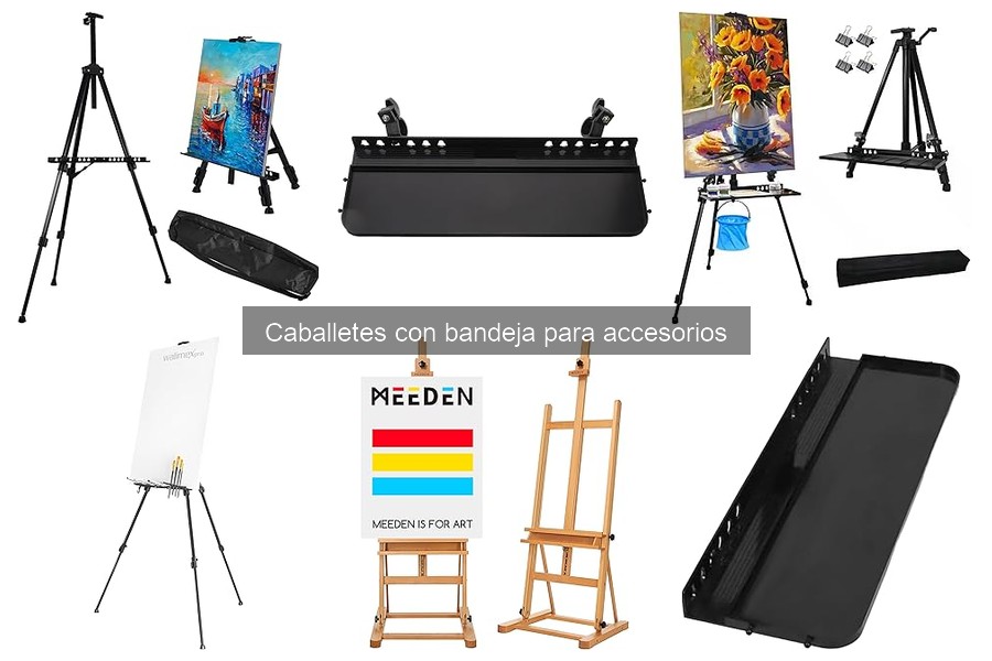 Cómo mantener caballetes con bandeja para accesorios