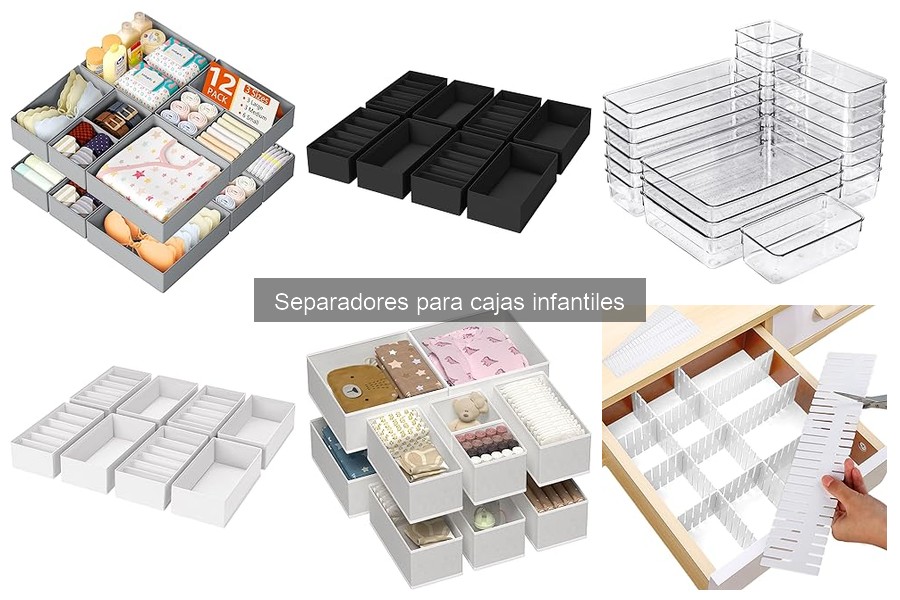 Cómo mantener separadores para cajas infantiles eficientemente