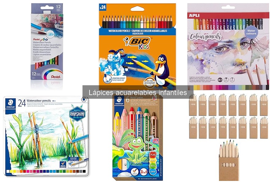 Cómo mantener y cuidar los lápices acuarelables infantiles