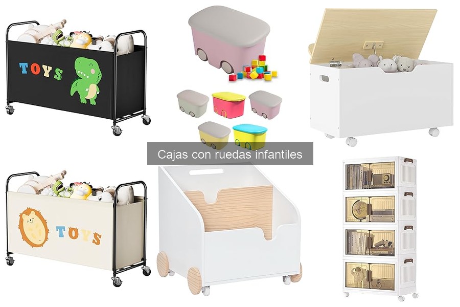 Cómo mantener y limpiar cajas con ruedas infantiles