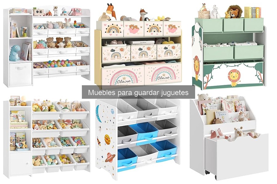 Cómo Organizar Juguetes en Muebles de Almacenamiento