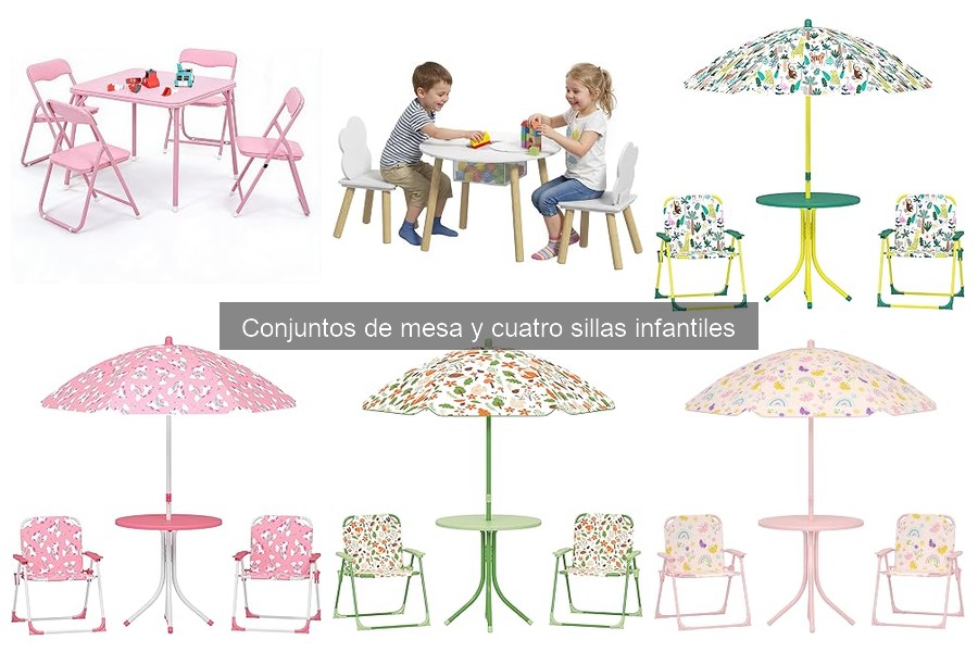 Cómo personalizar un conjunto de mesa y sillas infantiles
