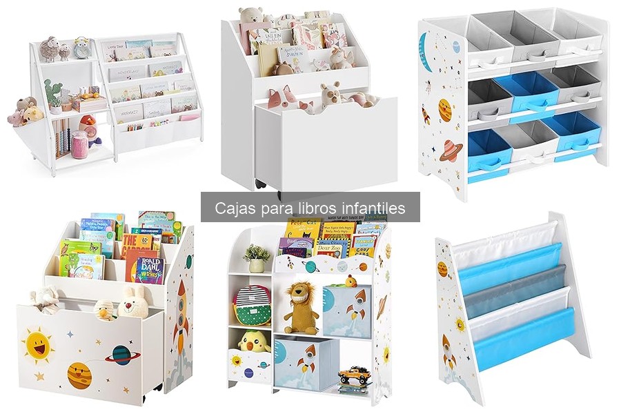 Cómo usar cajas para libros infantiles de forma efectiva