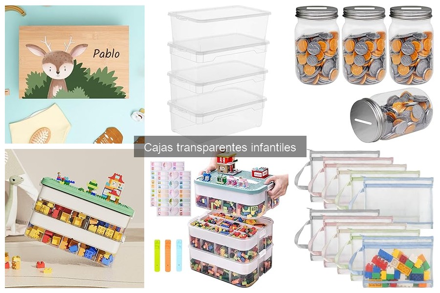 Cómo usar cajas transparentes para organizar a los niños