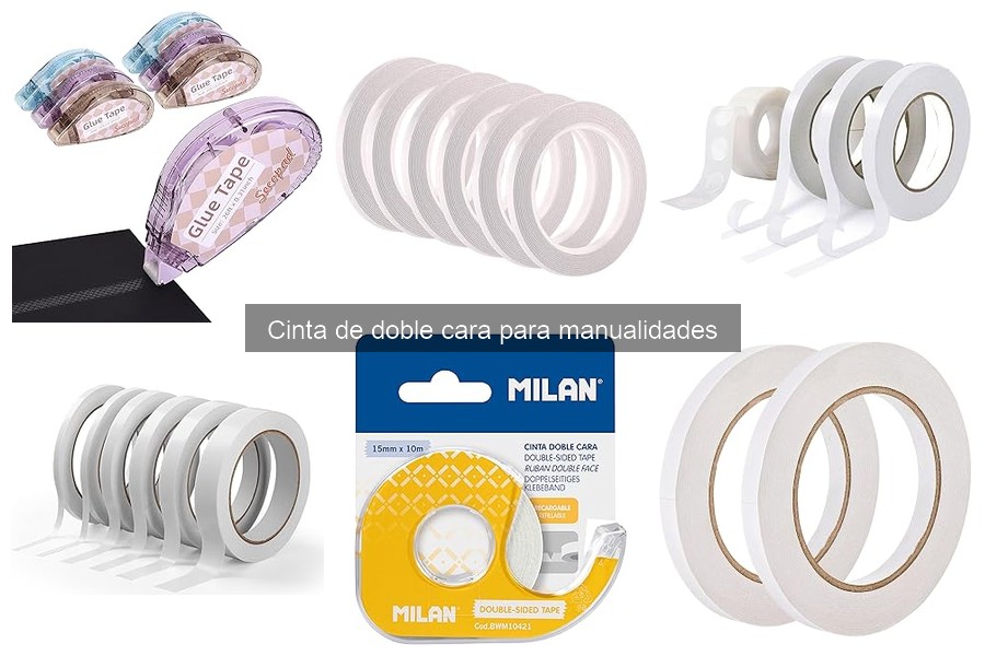 Cómo usar cinta de doble cara en manualidades sin errores